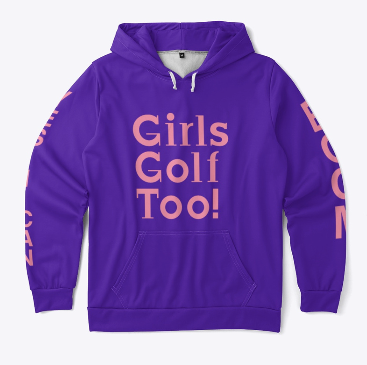 Girls Golf Too Hoodie