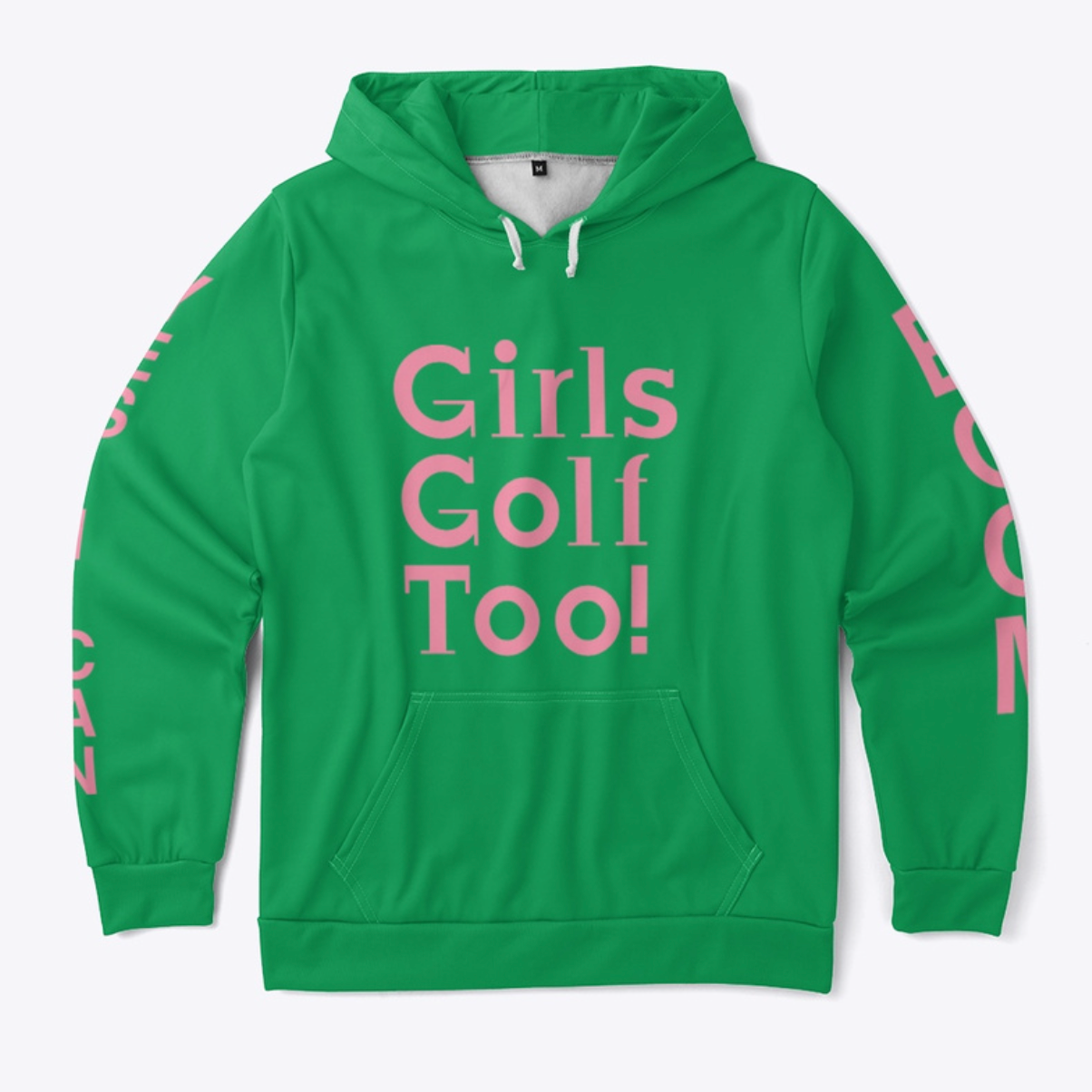 Girls Golf Too Hoodie